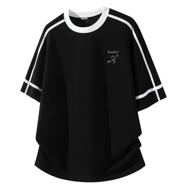 MINISO T Shirts Unisex Crew Neck Moderate Straight Fit