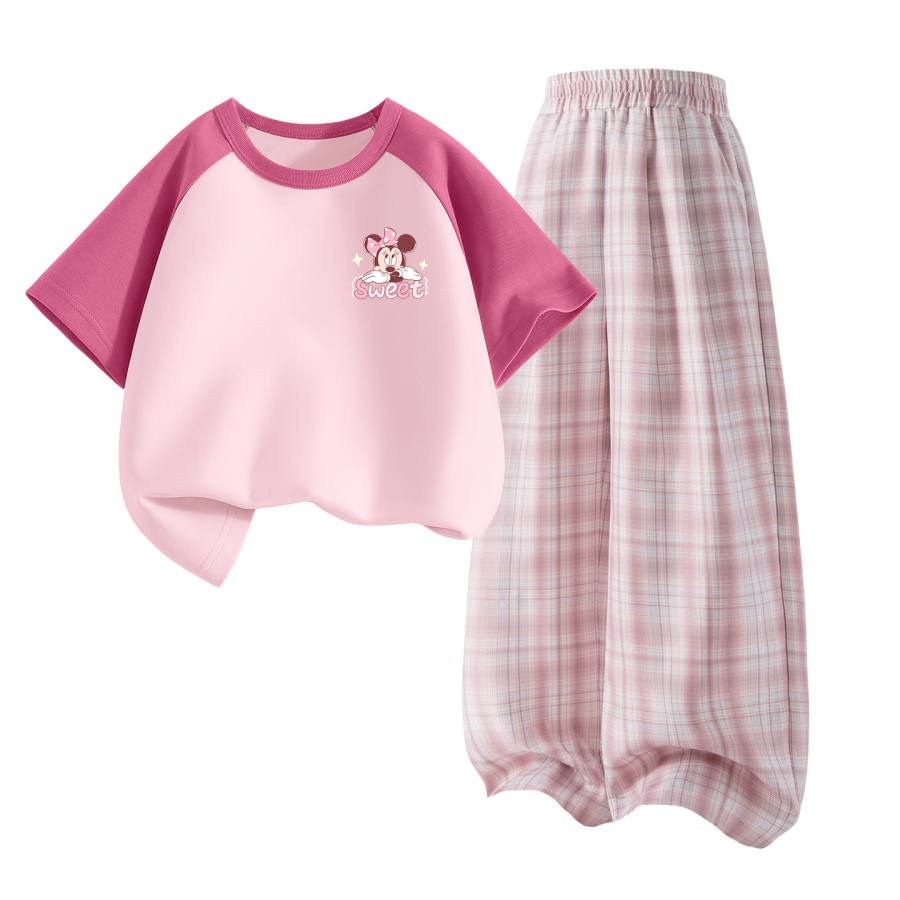 Disney Kids Casual Sportswear Crew Neck Thin