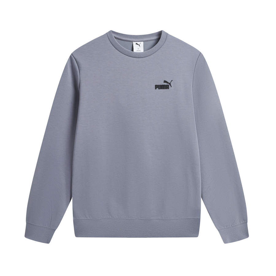 PUMA Sweatshirts Men's Gray Crew Neck Moderate