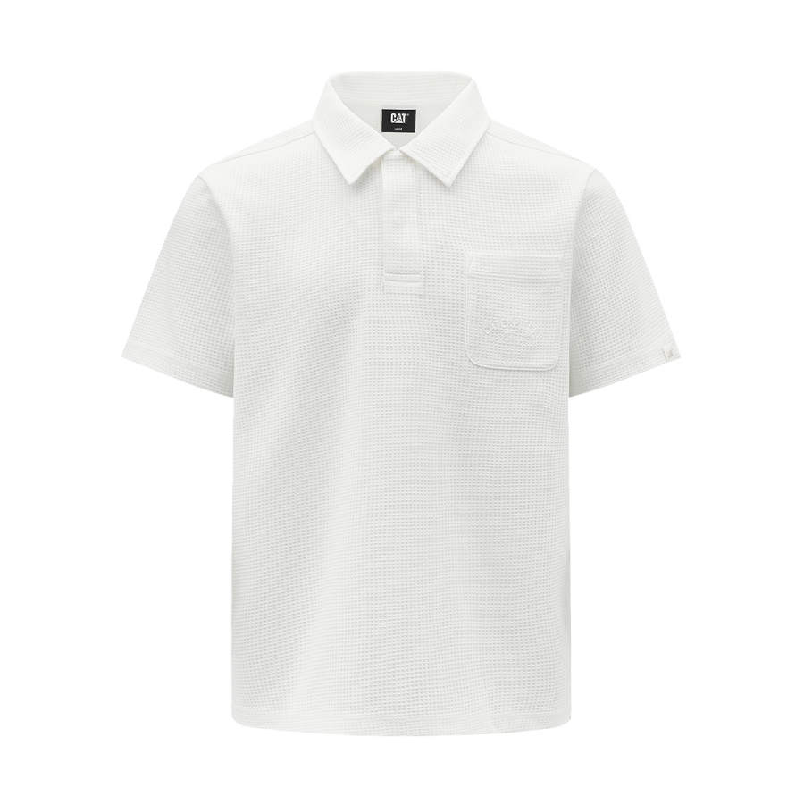 CAT Polo Shirts Men's Lapel Moderate Straight Fit
