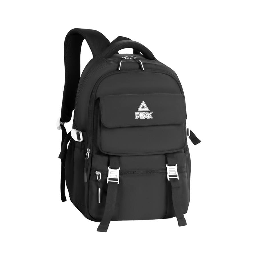 PEAK PEAK Polyester Backpack Regular Unisex Black/Purple