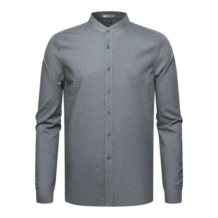 Hodo Shirts Men's Stand Collar Moderate