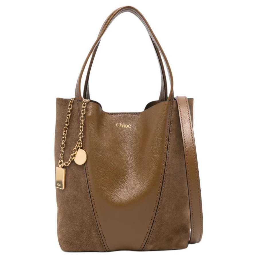 Chloé Chloe Sheepskin Handbag Women's Brown