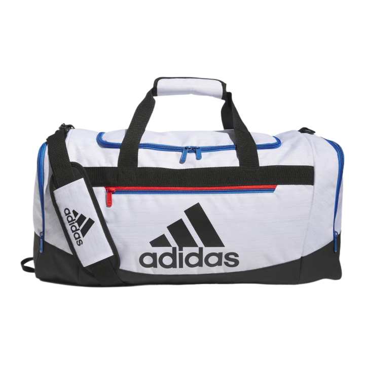 Adidas Adidas Polyester Handbag, Travel Bag, Gym Bag Medium Unisex White/Black