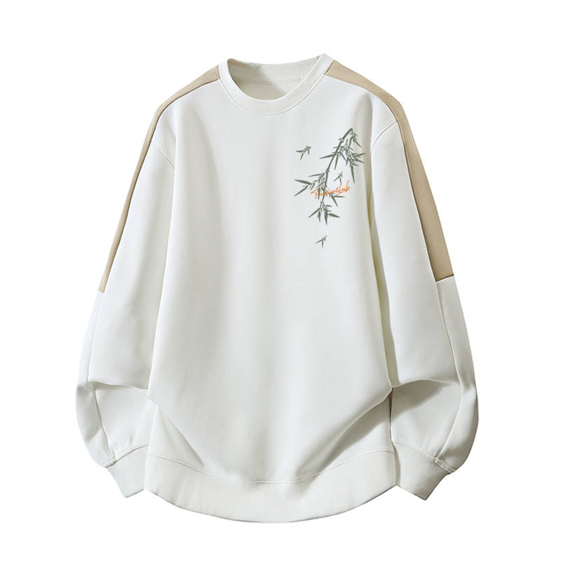 Tonlion Sweatshirts Unisex Crew Neck Moderate Regular