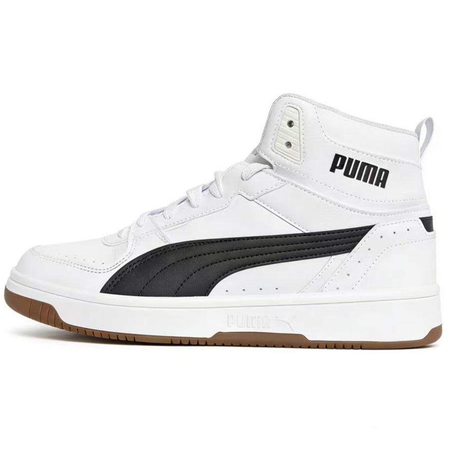 PUMA Rebound Joy Mid top Skateboard Shoes Unisex White