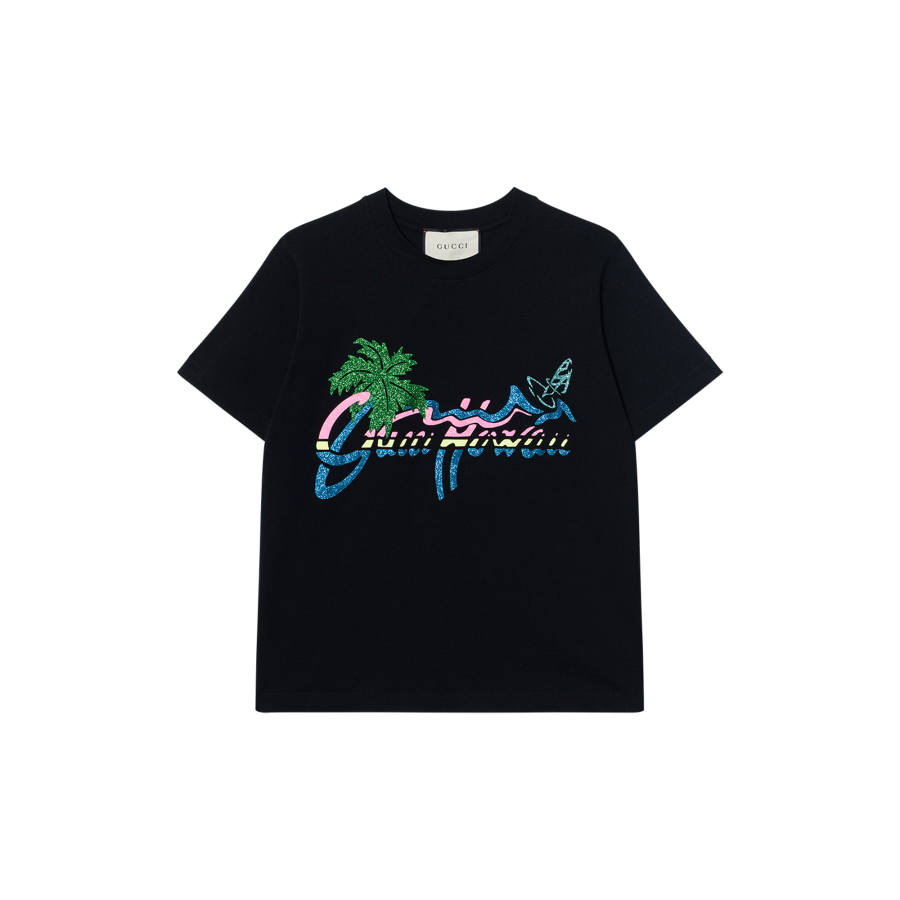 GUCCI T Shirts Women's Black Crew Neck Moderate Other