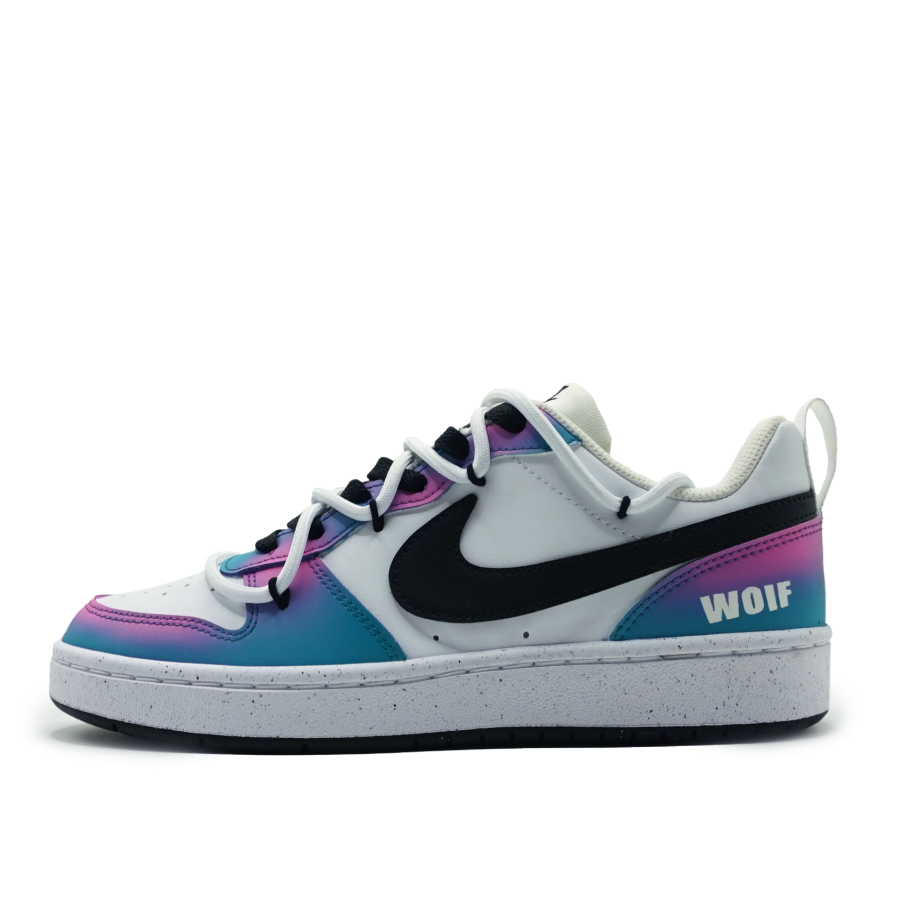 Nike Nike Court Borough Synthetic Leather Low top Kids' Skateboarding Shoes Teenagers