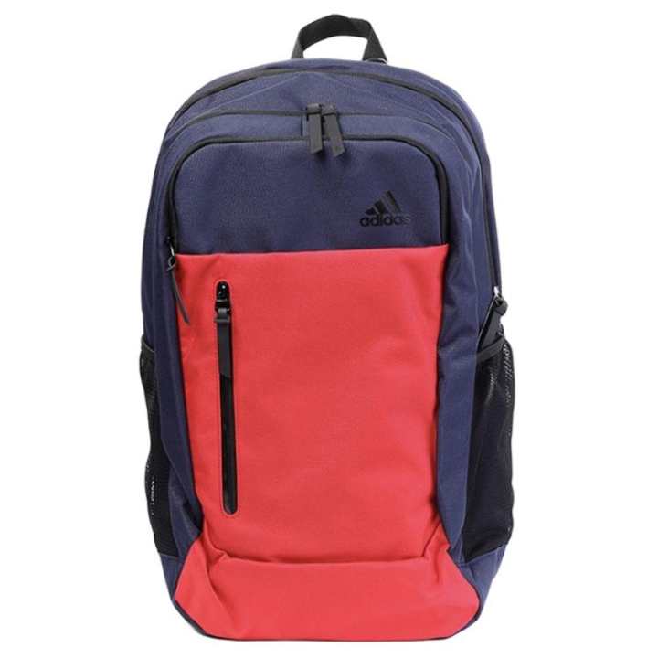 Adidas Adidas Polyester Backpack Unisex Blue & Red