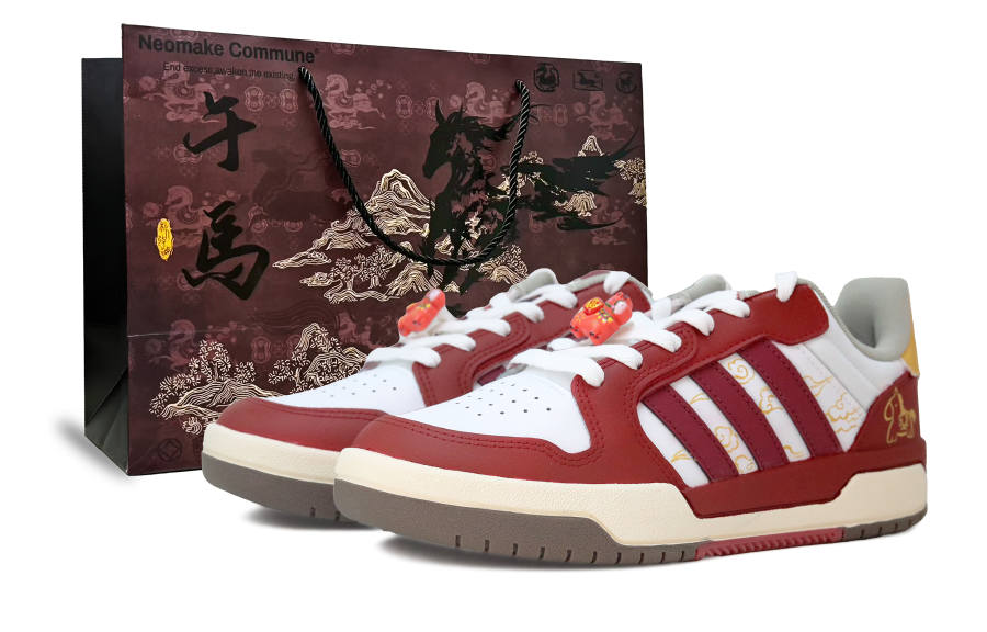 Adidas Adidas ENTRAP Red Horse Brings Prosperity, Shopping Bag, Horse Year CNY New Chinese Style