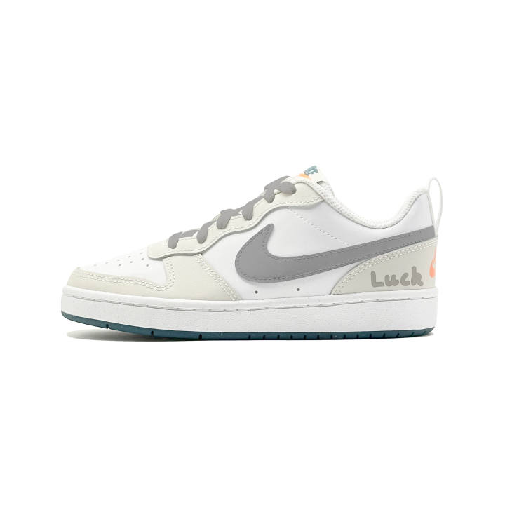 Nike Nike Court Borough 2 Lucky Hourglass Leather Slip Resistant Abrasion Resistant Cushioning Low top