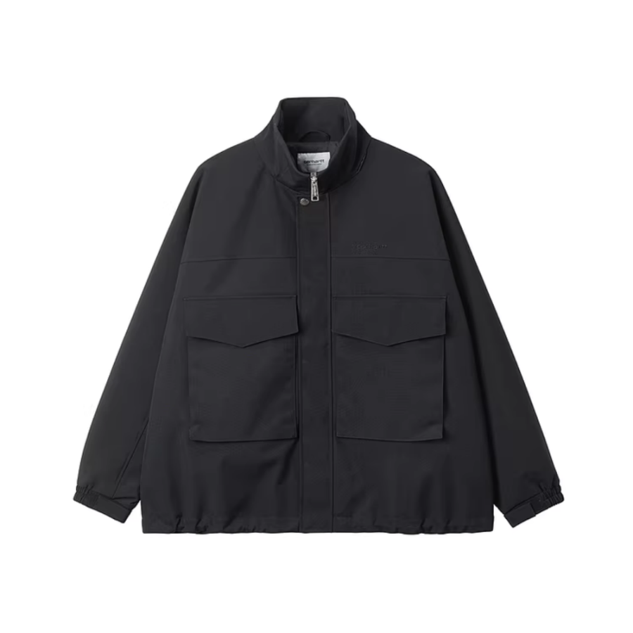Carhartt WIP Jackets Men's BKX/Black Stand Collar Moderate Other