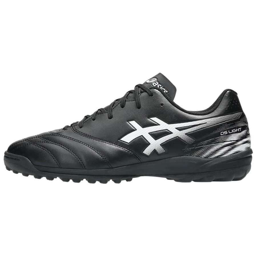 ASICS Ds Light Club Soccer Shoes Men's Black White Wide Fit