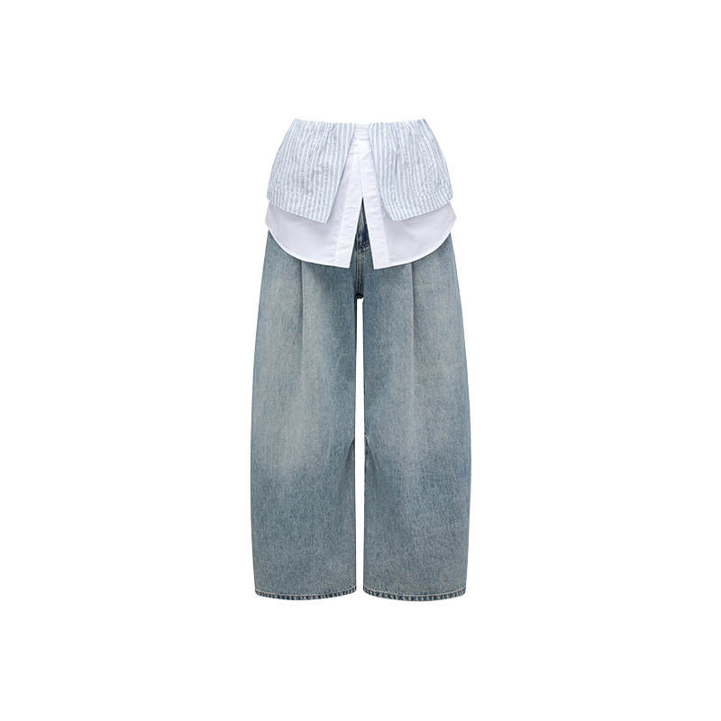 Feng Chen Wang Feng Chen Wang belt-loop pocket jeans