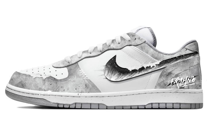 Nike Nike Big Mist Gray Ash MONE Manufacturing Leather Abrasion Resistant Lightweight Breathable