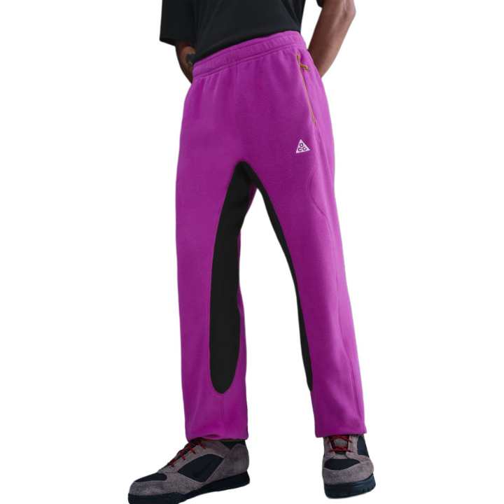 Nike Nike ACG Casual Pants Men's Bright Purple/Black/Moss Brown/Peak White Moderate Straight Fit Pants