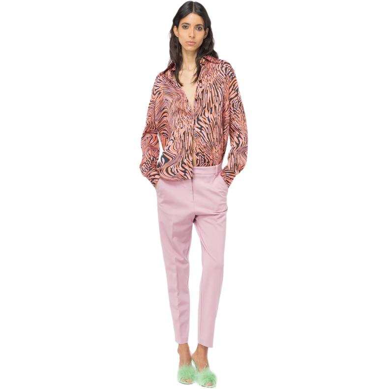 PINKO Graphic Printed Straight Hem Shirt