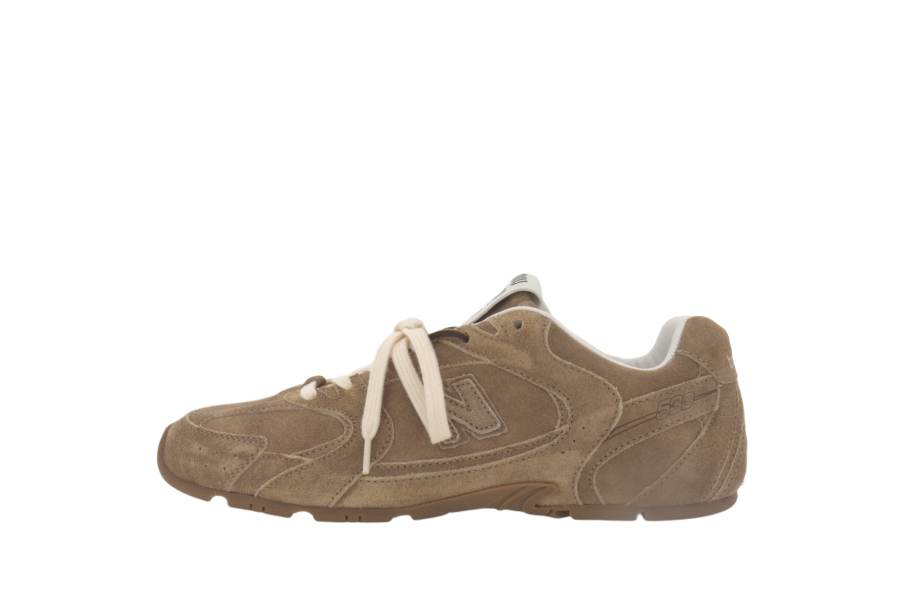 MIU MIU x New Balance NB 530 Suede Low top Casual Shoes Unisex Light Umber