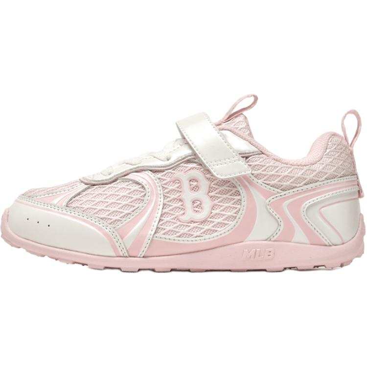 MLB Boston Red Sox Slip Resistant And Breathable Slip Resistant And Breathable Low top Kids Lifestyle Shoes Pink Unisex