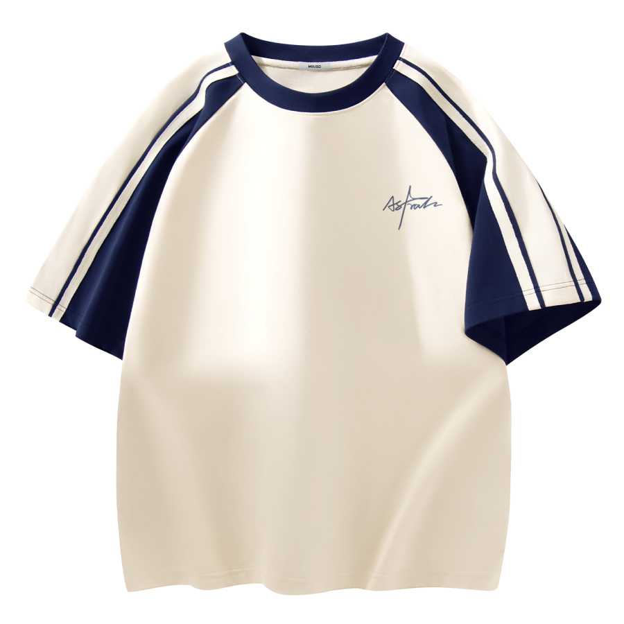 MINISO MINISO T Shirts Unisex Crew Neck Thin Straight Fit