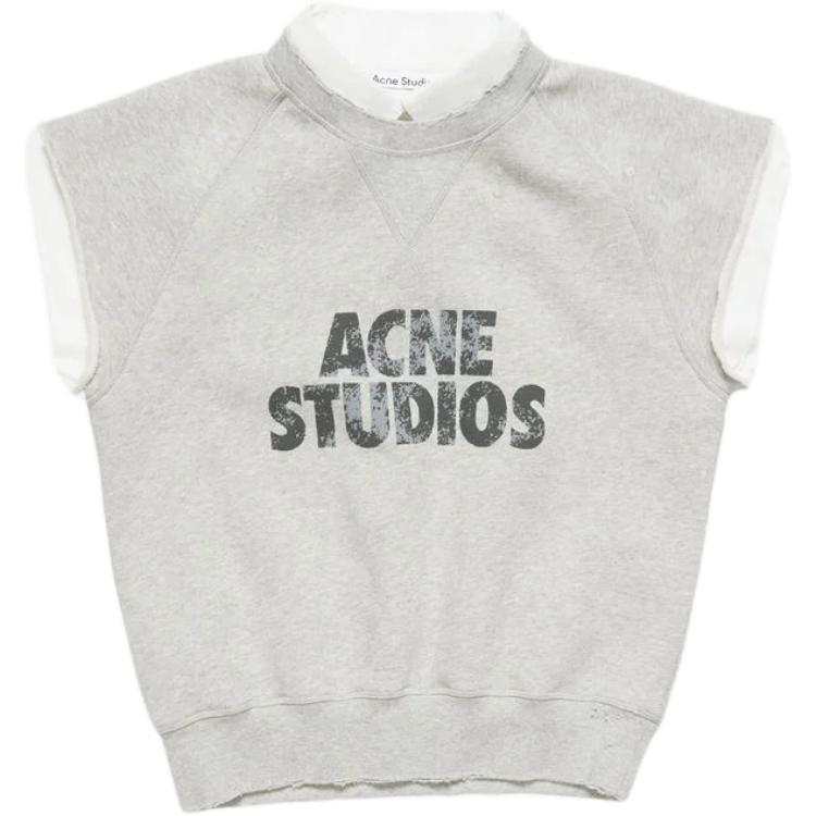 Acne Studios Acne Studios Logo Layered Sleeveless Sweatshirt