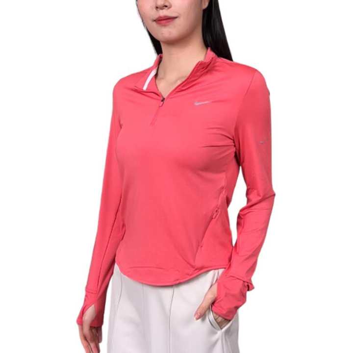 Nike Nike Swoosh Knitwear Women's Dark Pink Stand Collar Moderate