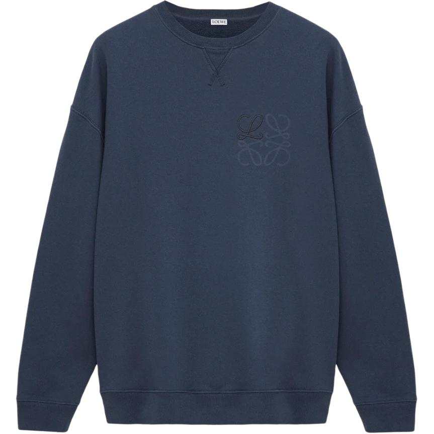 LOEWE LOEWE Sweatshirts Men's Indigo Crew Neck Moderate