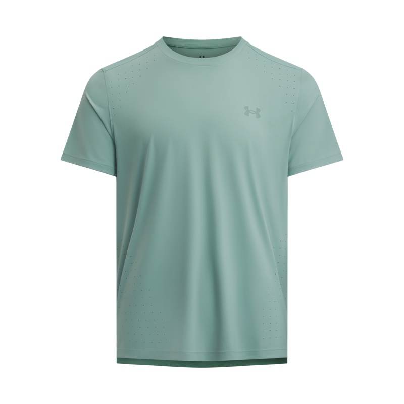 Under Armour Short Sleeved T Shirts Men's Snakeskin Print Stone Green