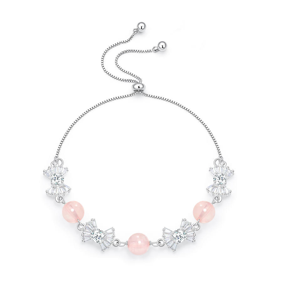 Barbie Pink Crystal Bracelets Women's