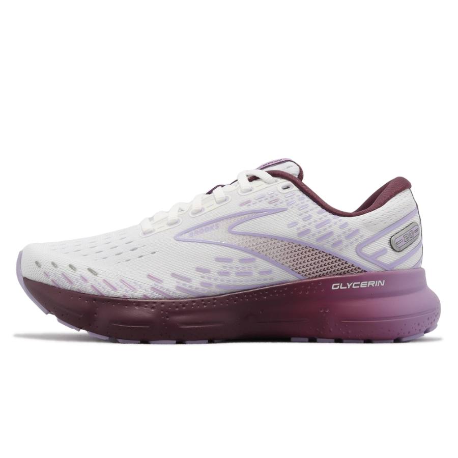 Brooks Glycerin 20 Running Shoes Women's White Purple