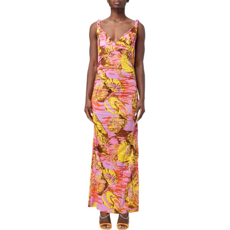 PINKO SS24 Slip Dress Women's Multicolor
