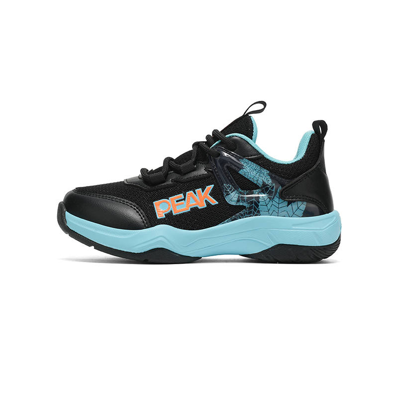 PEAK Textile, Synthetic Leather Cushioning Abrasion Resistant Height Increasing Kids Lifestyle Shoes