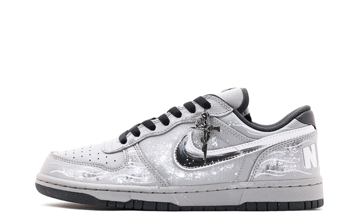 Nike Nike Dunk Cushioning Coverage Abrasion Resistant Low top Skateboard Shoes Unisex Gray