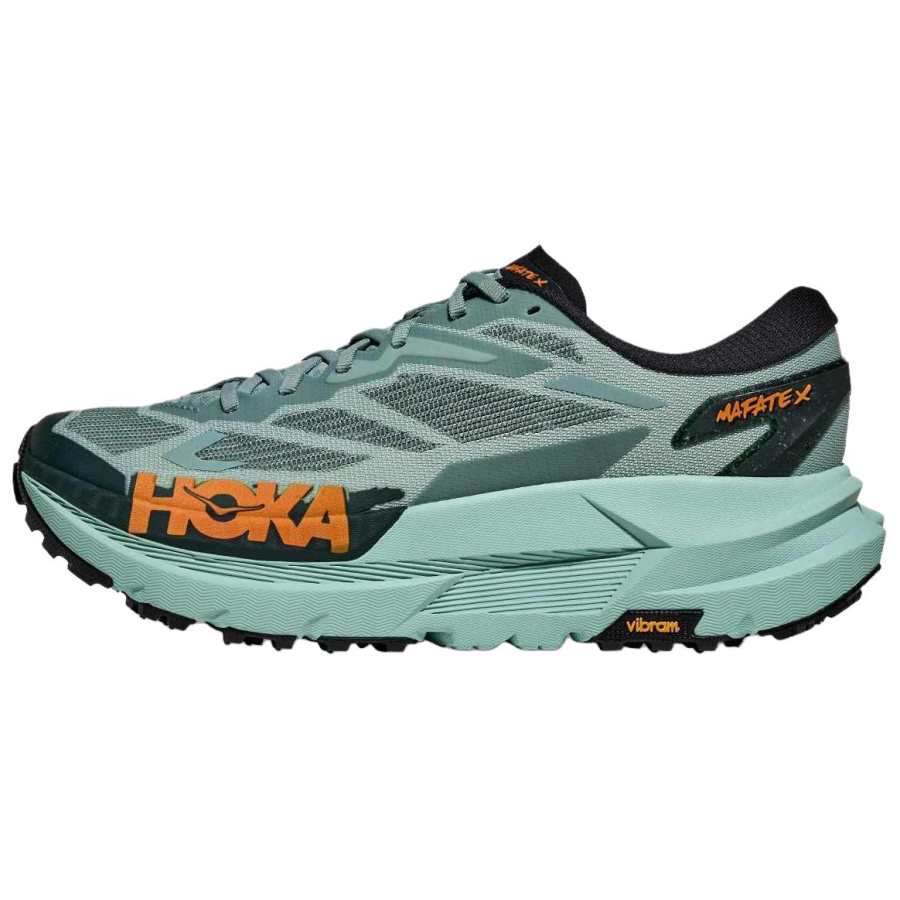 HOKA ONE ONE Mafate X Comfortable Running Shoes Men's Green