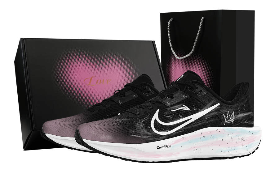 Nike Nike Quest 6 Rebound Low top Casual City Commuting Training Running Shoes Men's Black