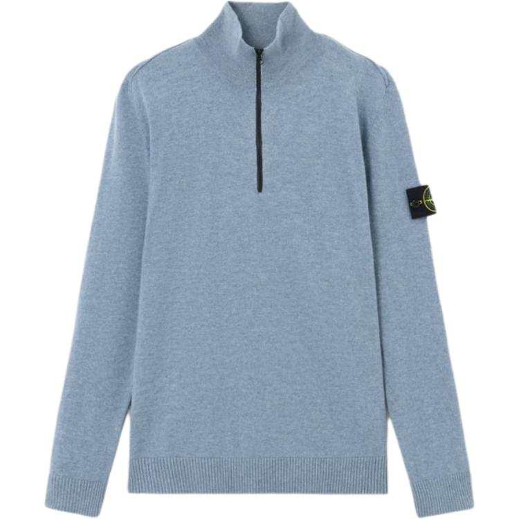 Stone Island zip mock-neck sweater