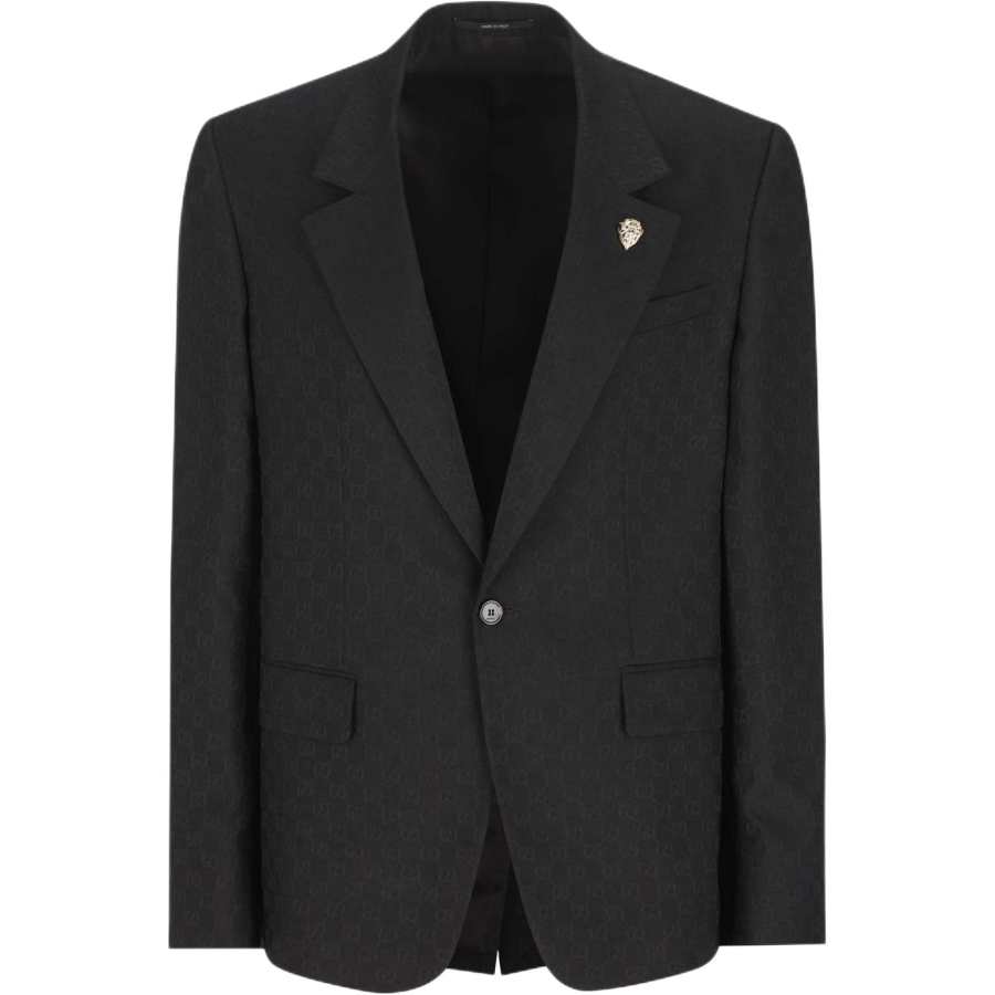 GUCCI Gucci Single-Breasted Gg Jacket