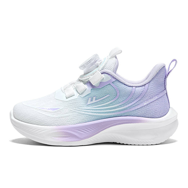 Warrior Rebound Height Increasing Breathable Slip Resistant Low top Casual Shoes Purple Moon Kids'