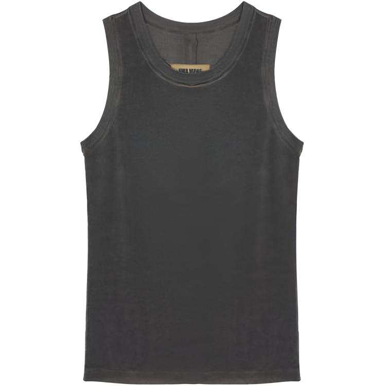 UMA WANG Tank Tops Women's Dark Gray Crew Neck Other
