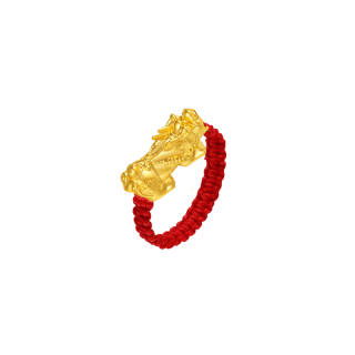 KING TAI SANG Gold Ring Unisex