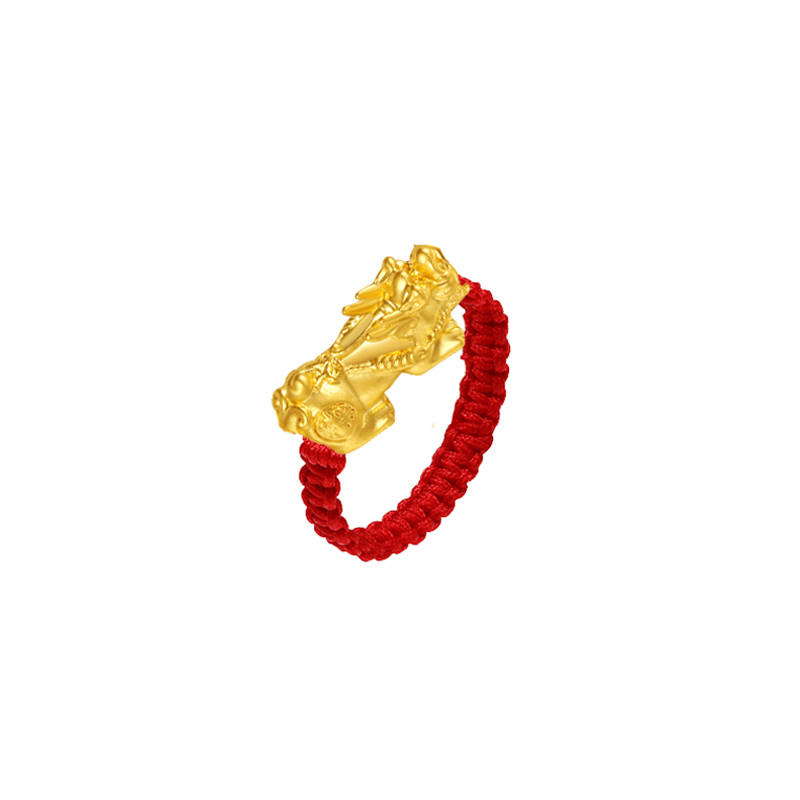 KING TAI SANG Gold Ring Unisex