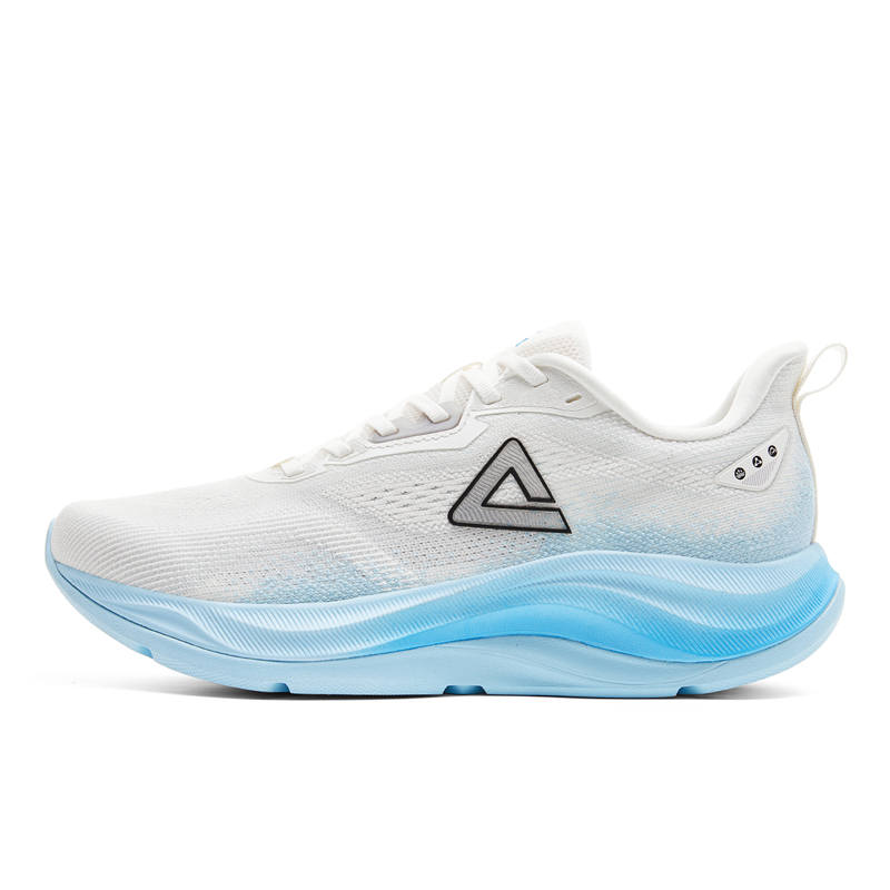 PEAK 24 Hours3.0 Running Shoes Men's Milk White Blue