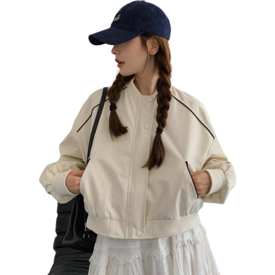Cotton Gene Baseball Jacket Women's
