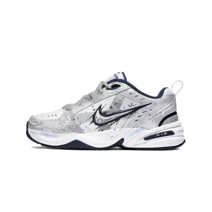 Nike Nike Air Monarch 4 Gray Domain Swift Shadow Abrasion Resistant Height Increasing Low top Chunky Sneakers Unisex Gray