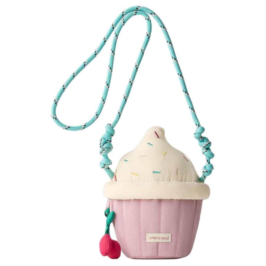 ZARA Polyamide Crossbody Bags Women's Pink