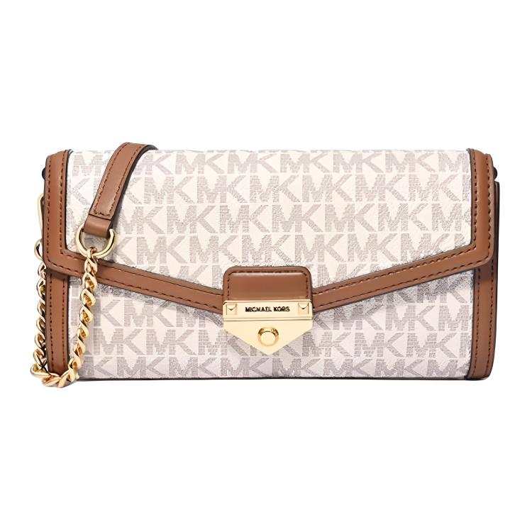 MICHAEL KORS Soho PVC Shoulder Bag Women's Vanilla White