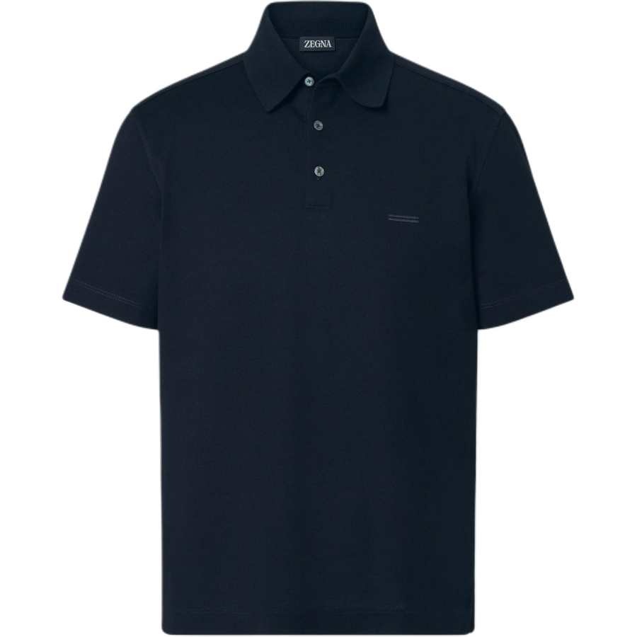 Ermenegildo Zegna Short-Sleeve Polo Shirt