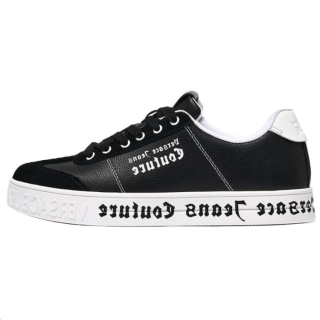 VERSACE JEANS COUTURE Low top Skateboard Shoes Men's Black