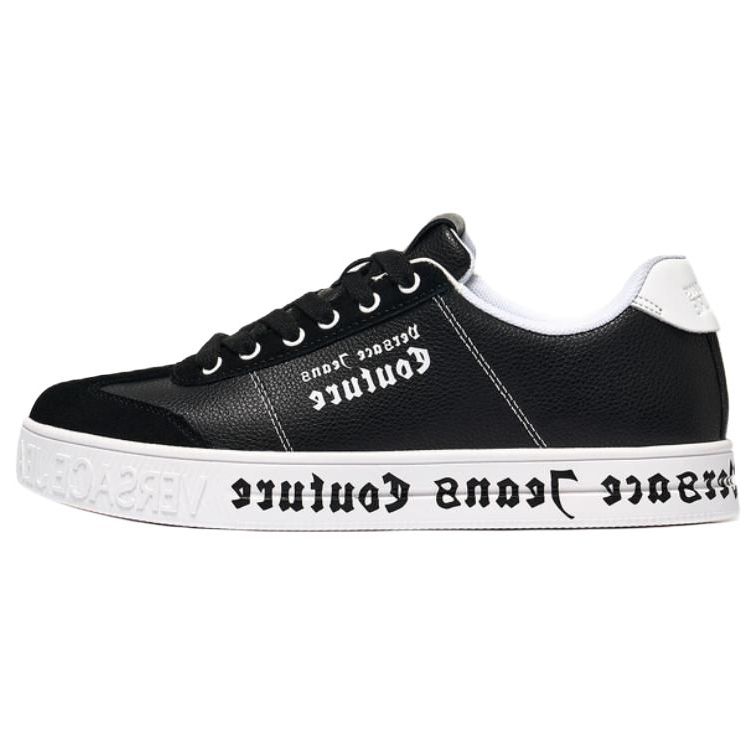 VERSACE JEANS COUTURE Low top Skateboard Shoes Men's Black