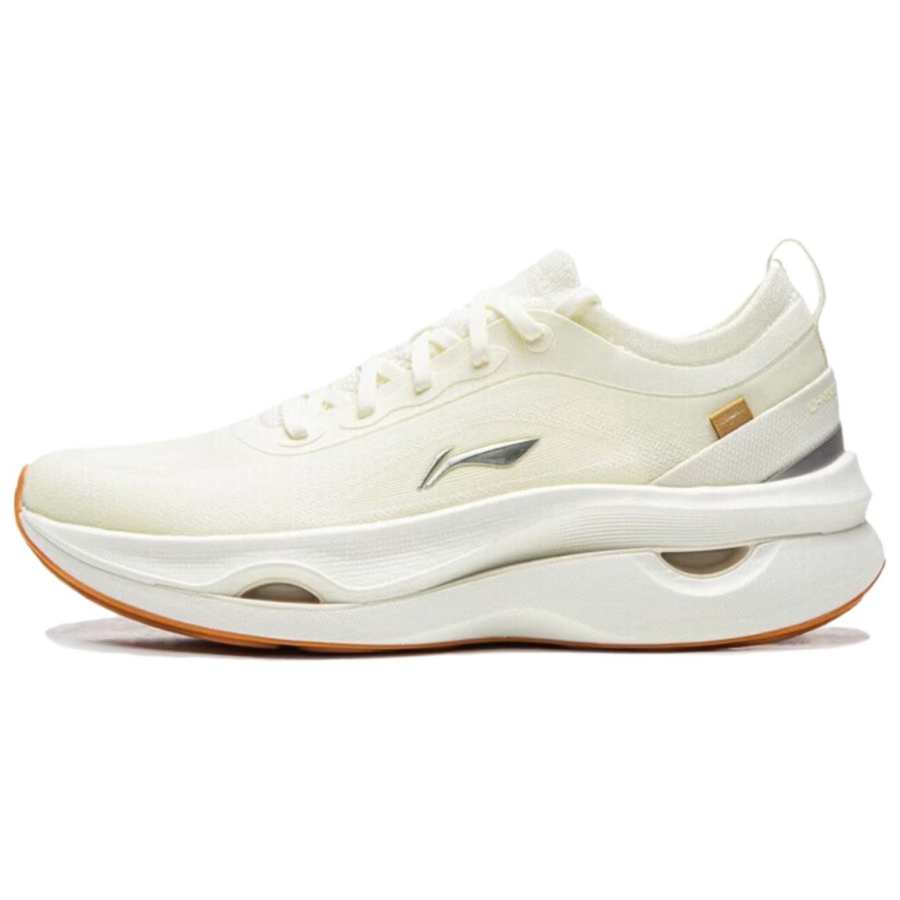 Li-Ning Li Ning Stunning 2 Cushioning Slip Resistant Abrasion Resistant Support Lightweight Low top Running Shoes Women's Ivory